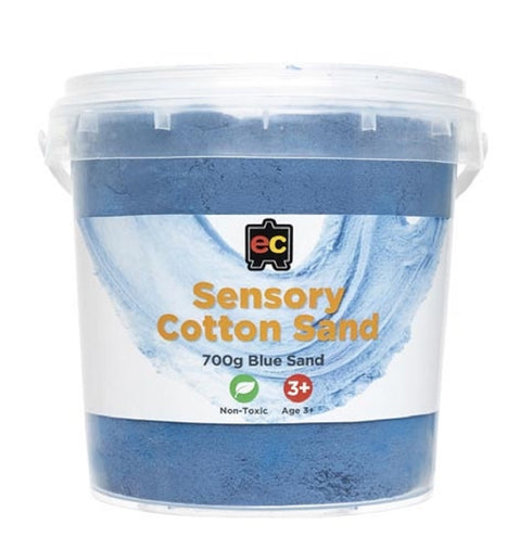 700g Blue Colour Sensory Cotton Sand